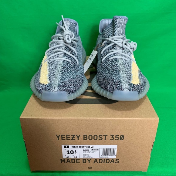 Yeezy Boost 350 V2 ASHBLU FZ5021 Size 10.5 - Picture 3 of 8